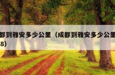 成都到雅安多少公里（成都到雅安多少公里路318）