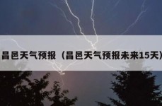 昌邑天气预报（昌邑天气预报未来15天）