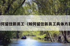 如何留住新员工（如何留住新员工具体方案）