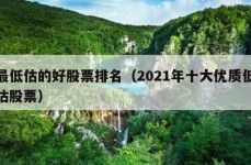 最低估的好股票排名（2021年十大优质低估股票）