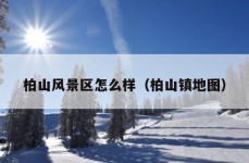 柏山风景区怎么样（柏山镇地图）