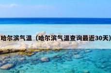 哈尔滨气温（哈尔滨气温查询最近30天）