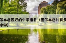 墨尔本北区好的中学排名（墨尔本总共有多少所中学）