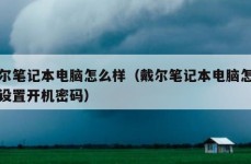 戴尔笔记本电脑怎么样（戴尔笔记本电脑怎么样设置开机密码）