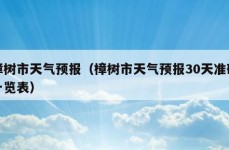 樟树市天气预报（樟树市天气预报30天准确一览表）