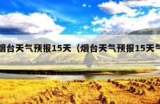 烟台天气预报15天（烟台天气预报15天气）