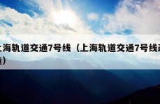 上海轨道交通7号线（上海轨道交通7号线改造）